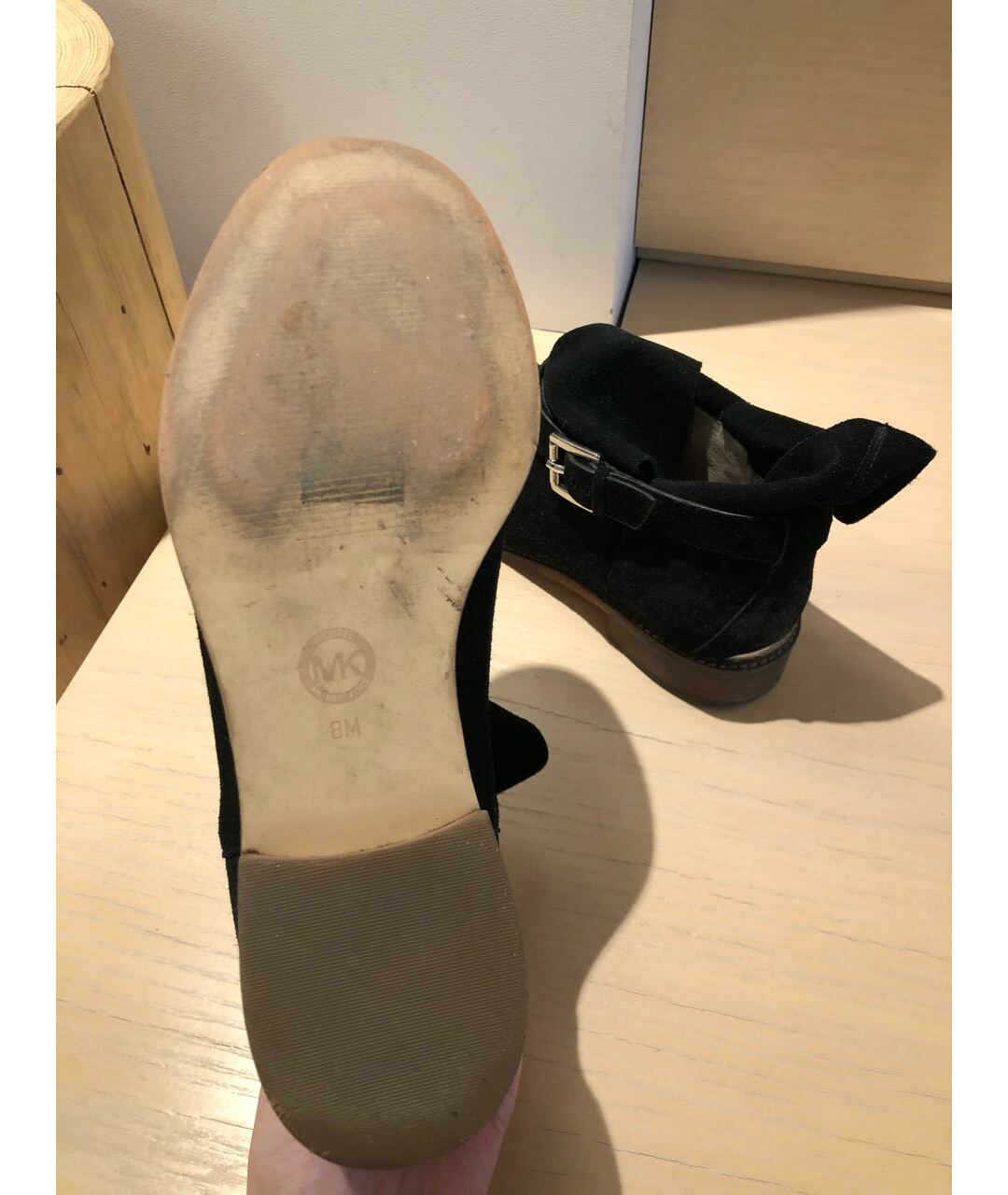 MICHAEL KORS Черные замшевые ботинки, фото 5