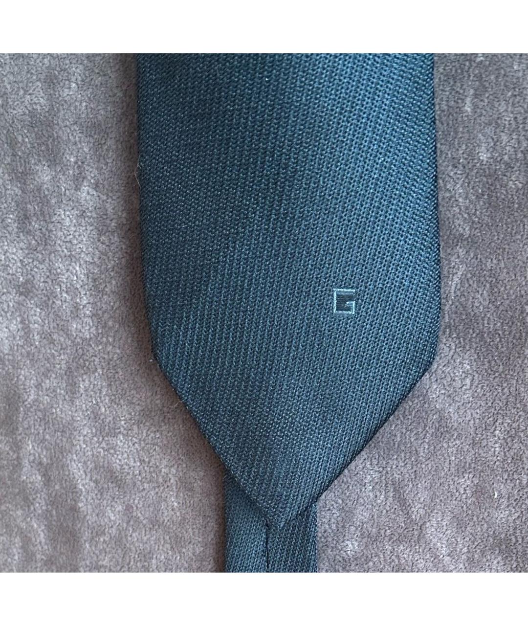 GUCCI Черный шелковый галстук, фото 5