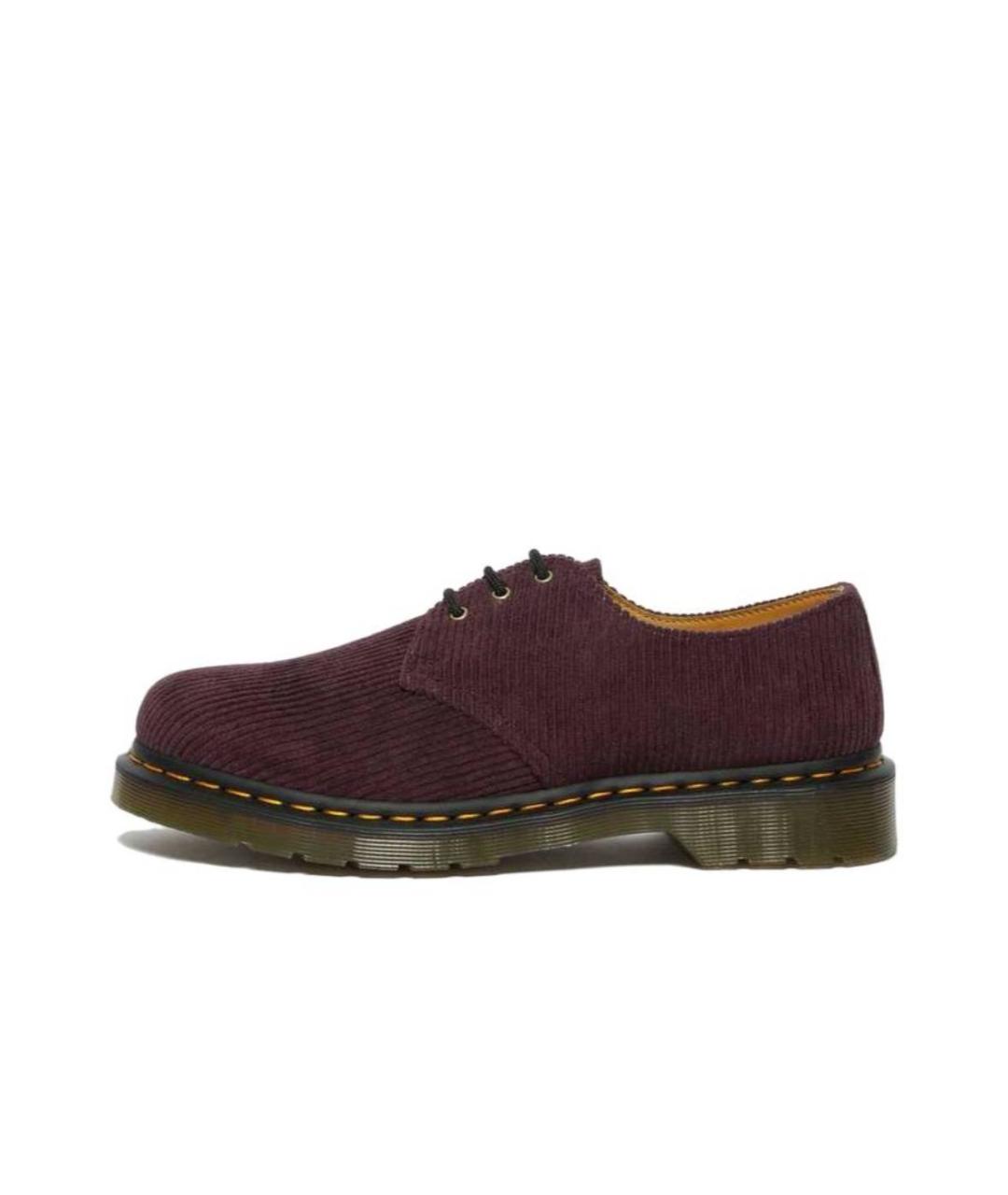 DR. MARTENS Бордовые замшевые туфли, фото 7