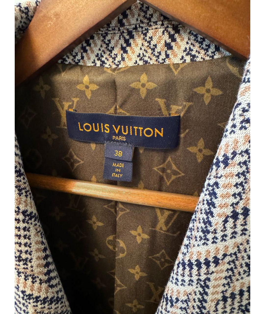 LOUIS VUITTON PRE-OWNED Мульти шерстяной жакет/пиджак, фото 3