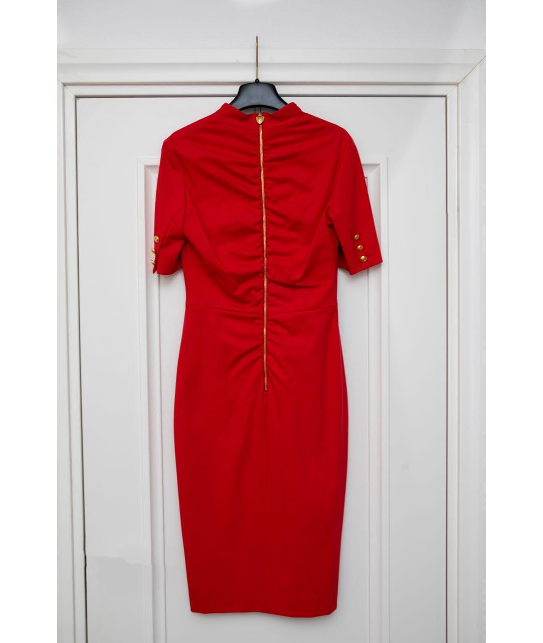 ESCADA Красное вискозное коктейльное платье, фото 2