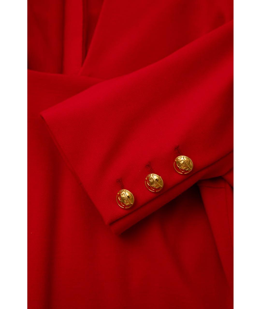 ESCADA Красное вискозное коктейльное платье, фото 8