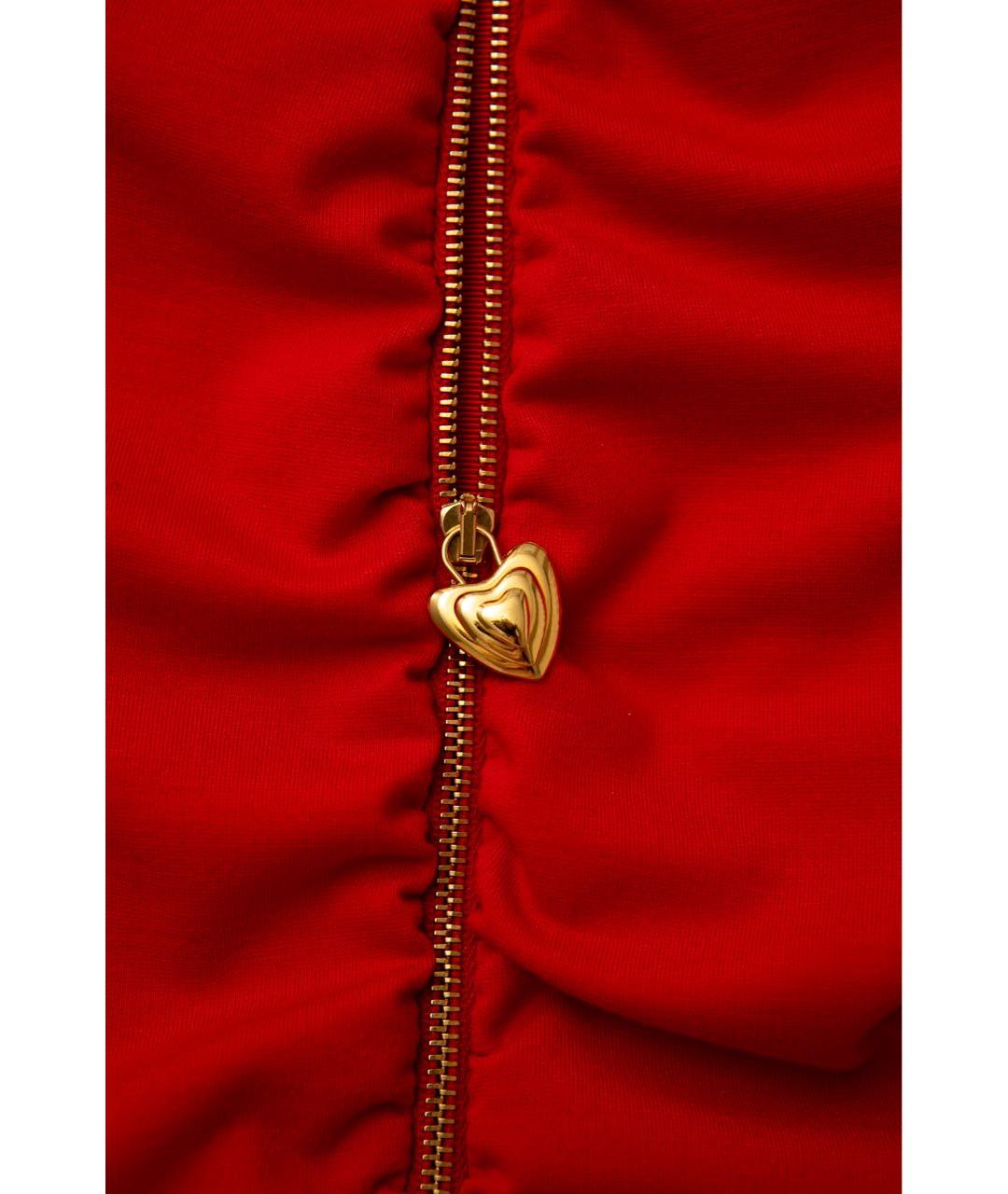 ESCADA Красное вискозное коктейльное платье, фото 6