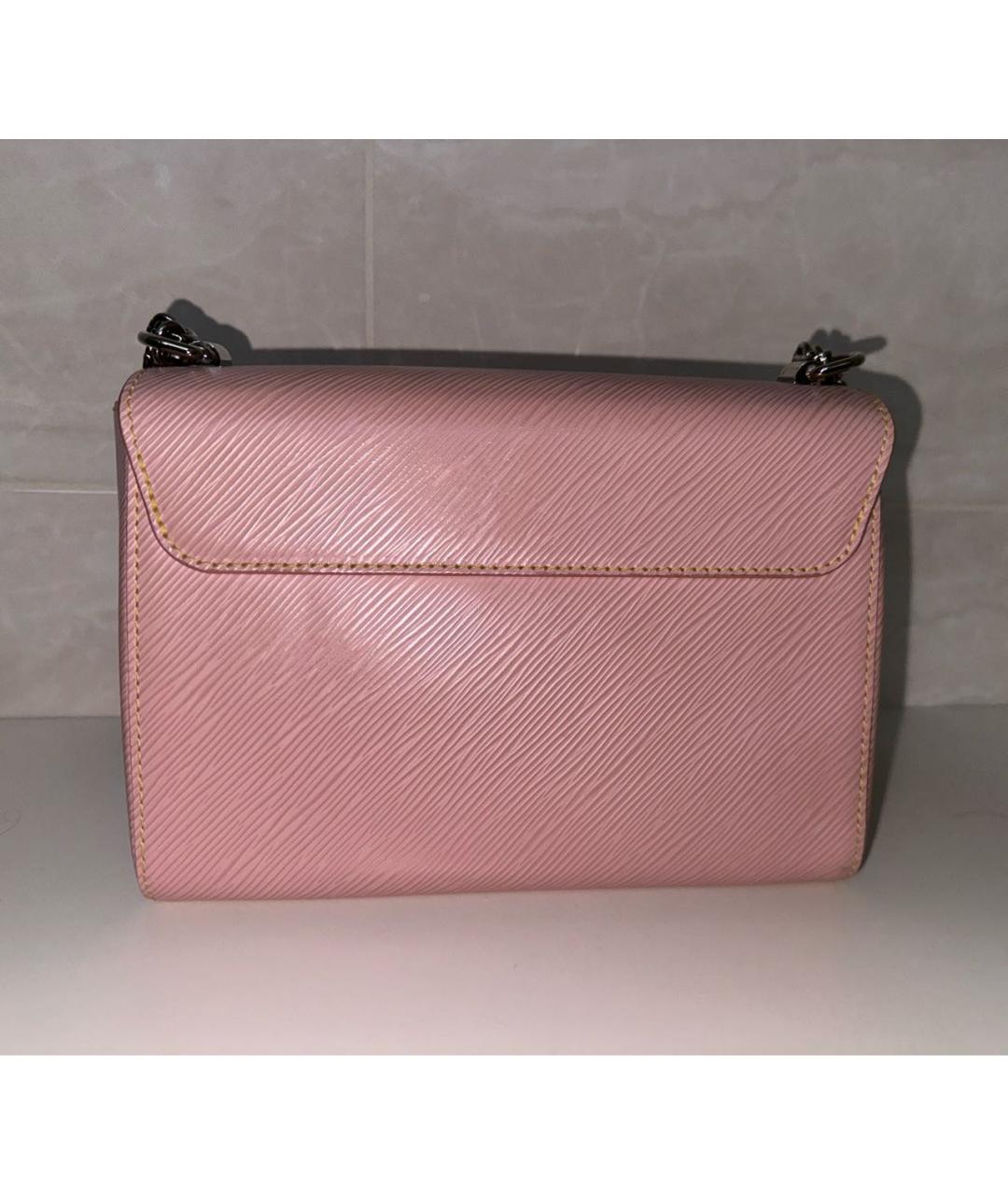 LOUIS VUITTON PRE-OWNED Розовая кожаная сумка через плечо, фото 3