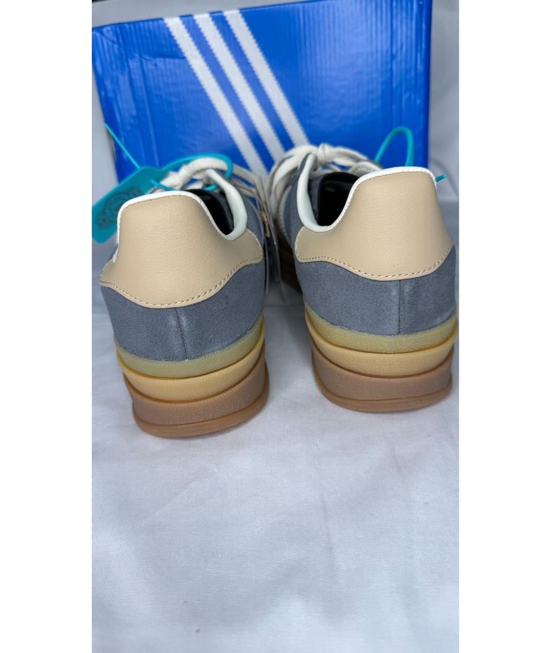 ADIDAS Серые замшевые кроссовки, фото 4
