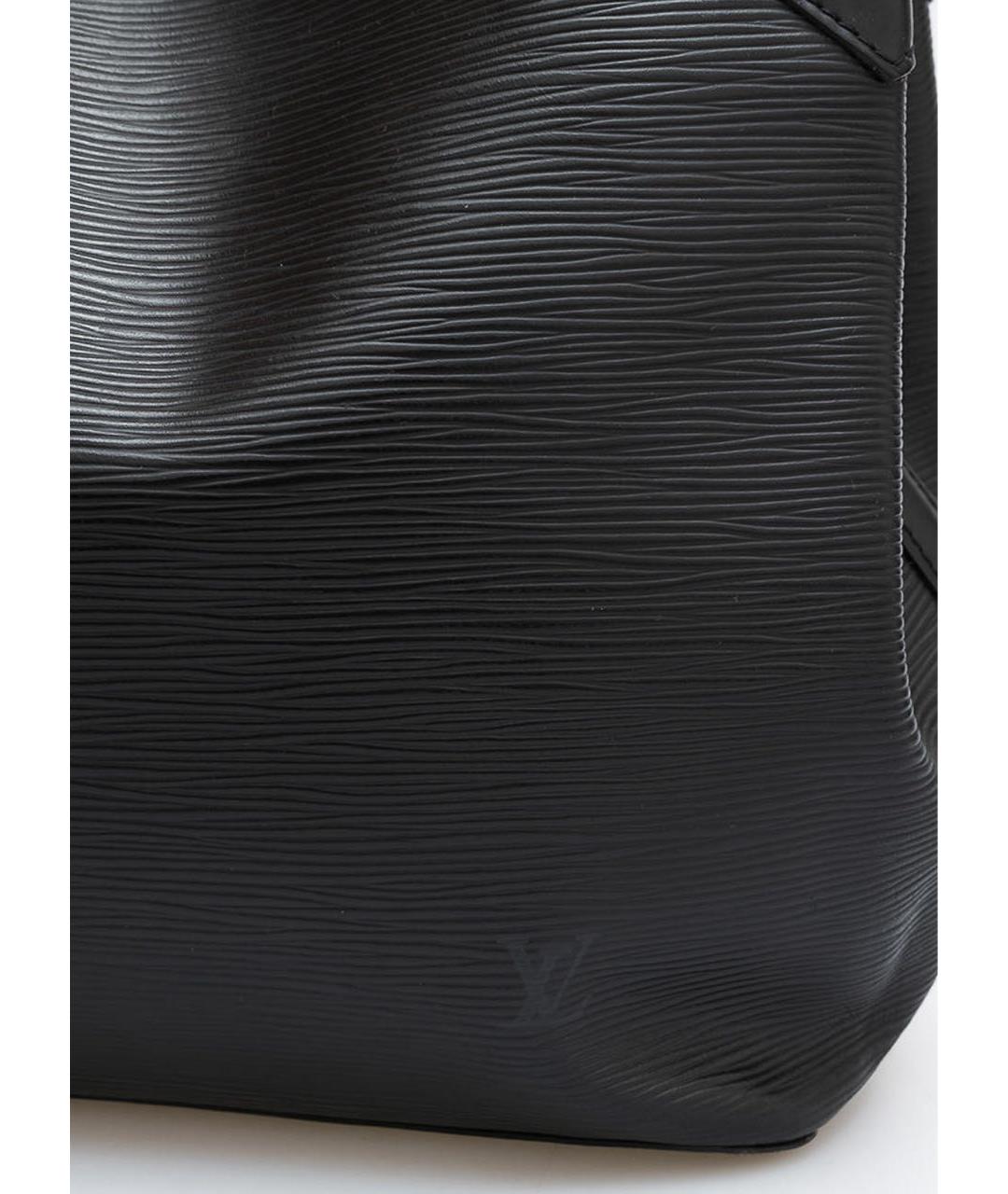 LOUIS VUITTON PRE-OWNED Черная кожаная сумка через плечо, фото 3