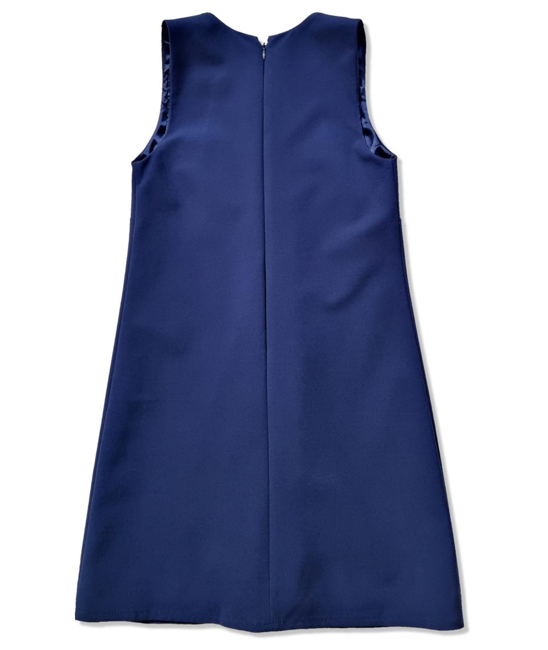 ELISABETTA FRANCHI Темно-синее платье, фото 4