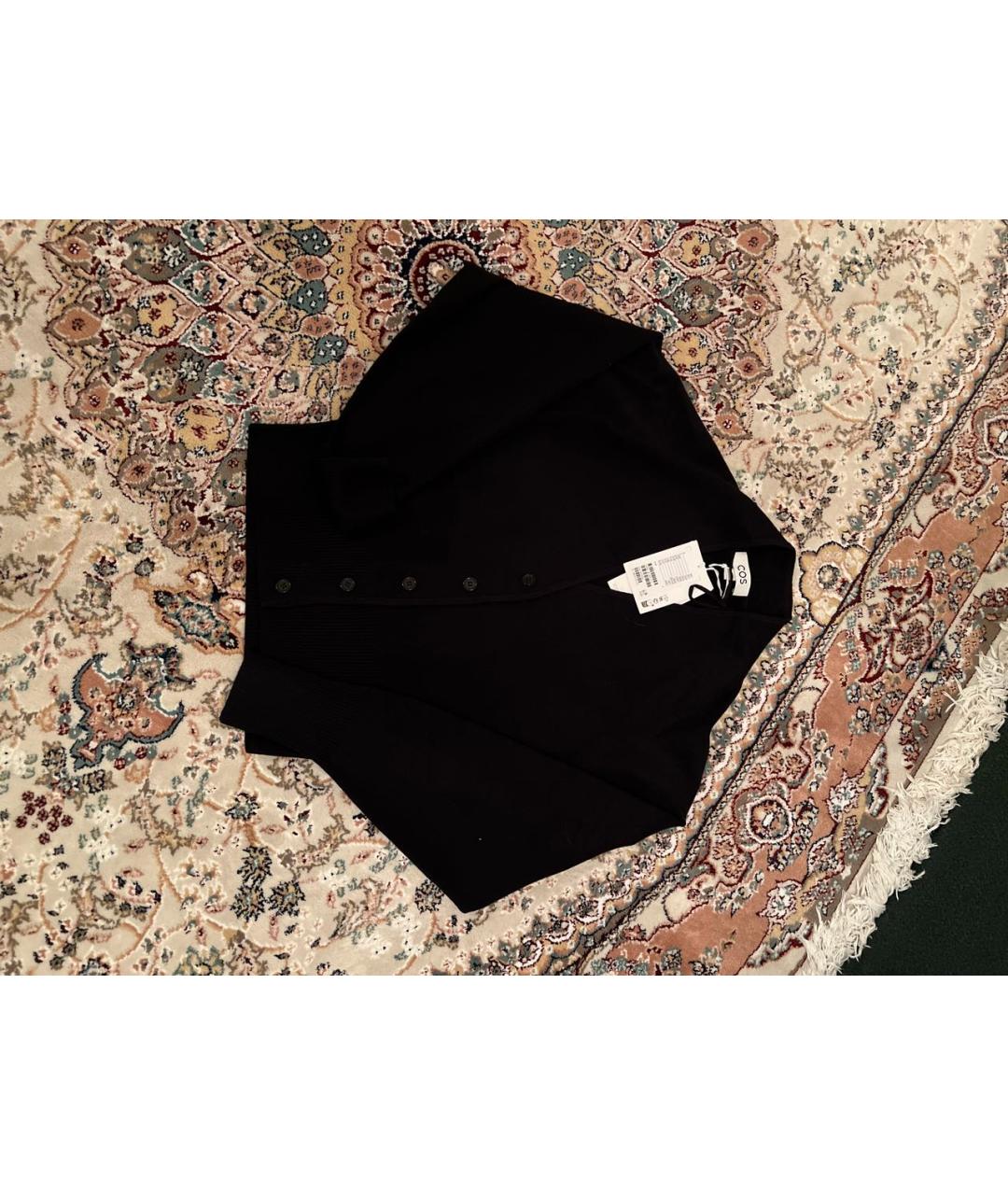 COS Черный вискозный костюм с юбками, фото 6