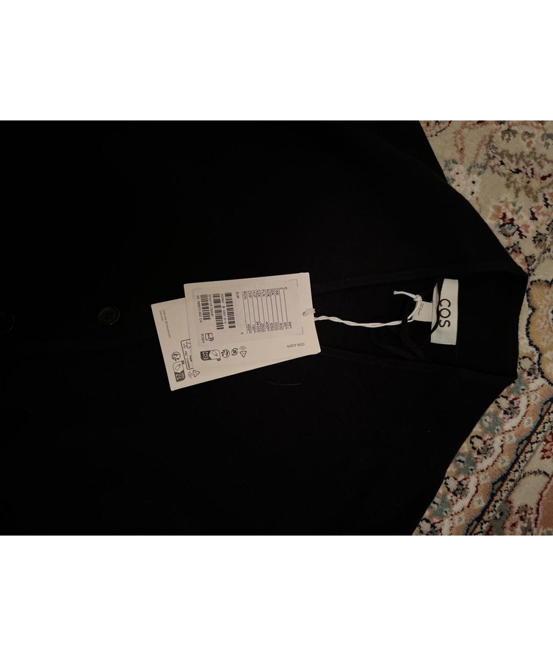 COS Черный вискозный костюм с юбками, фото 7