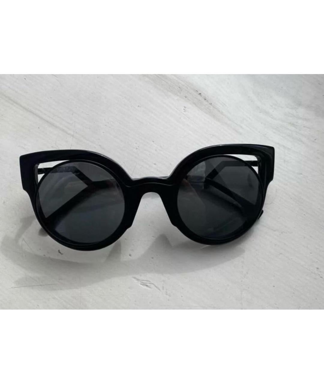 FENDI Черные солнцезащитные очки, фото 7