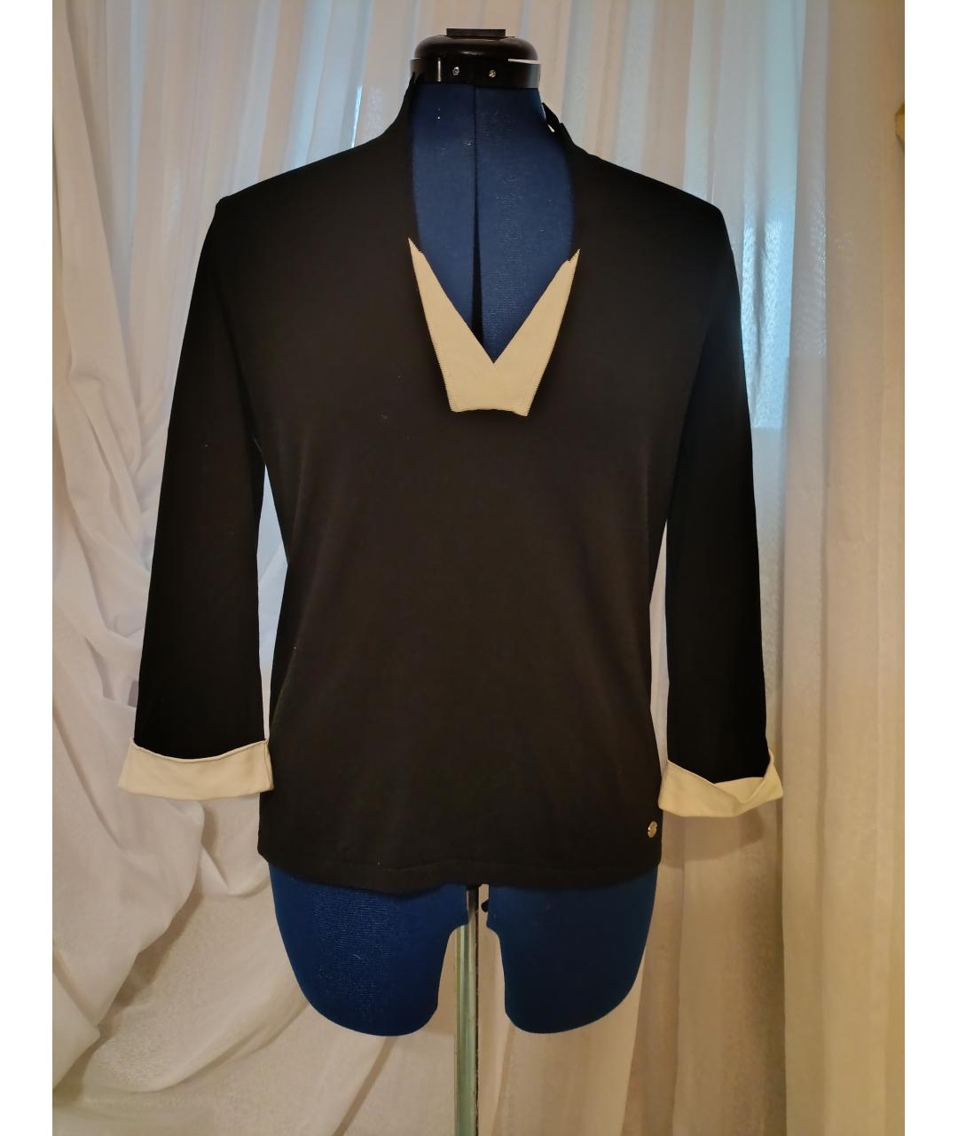 CHANEL PRE-OWNED Черный хлопковый джемпер / свитер, фото 6