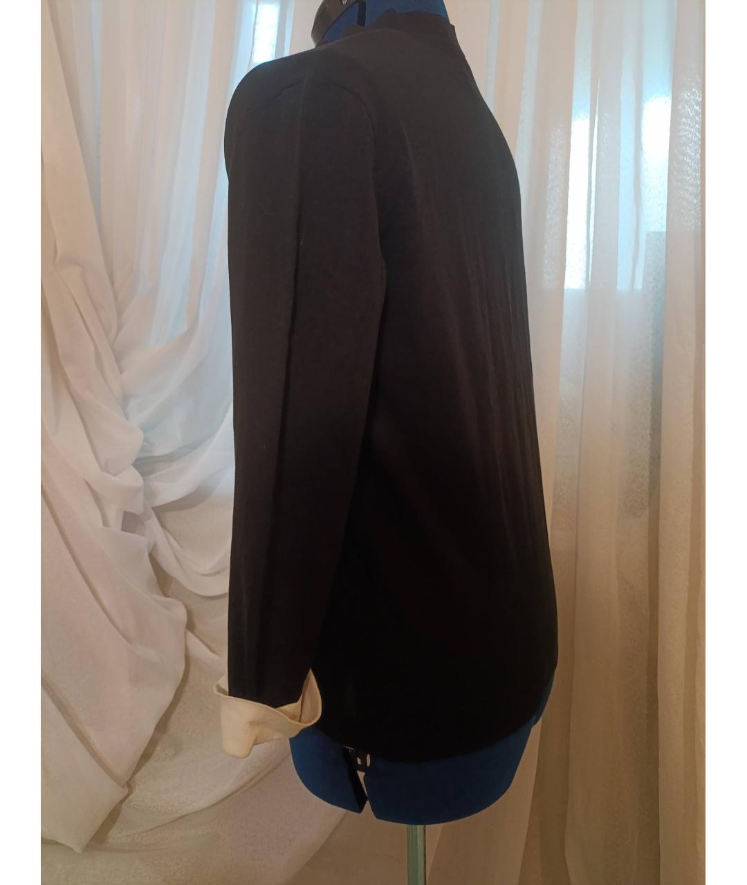 CHANEL PRE-OWNED Черный хлопковый джемпер / свитер, фото 2