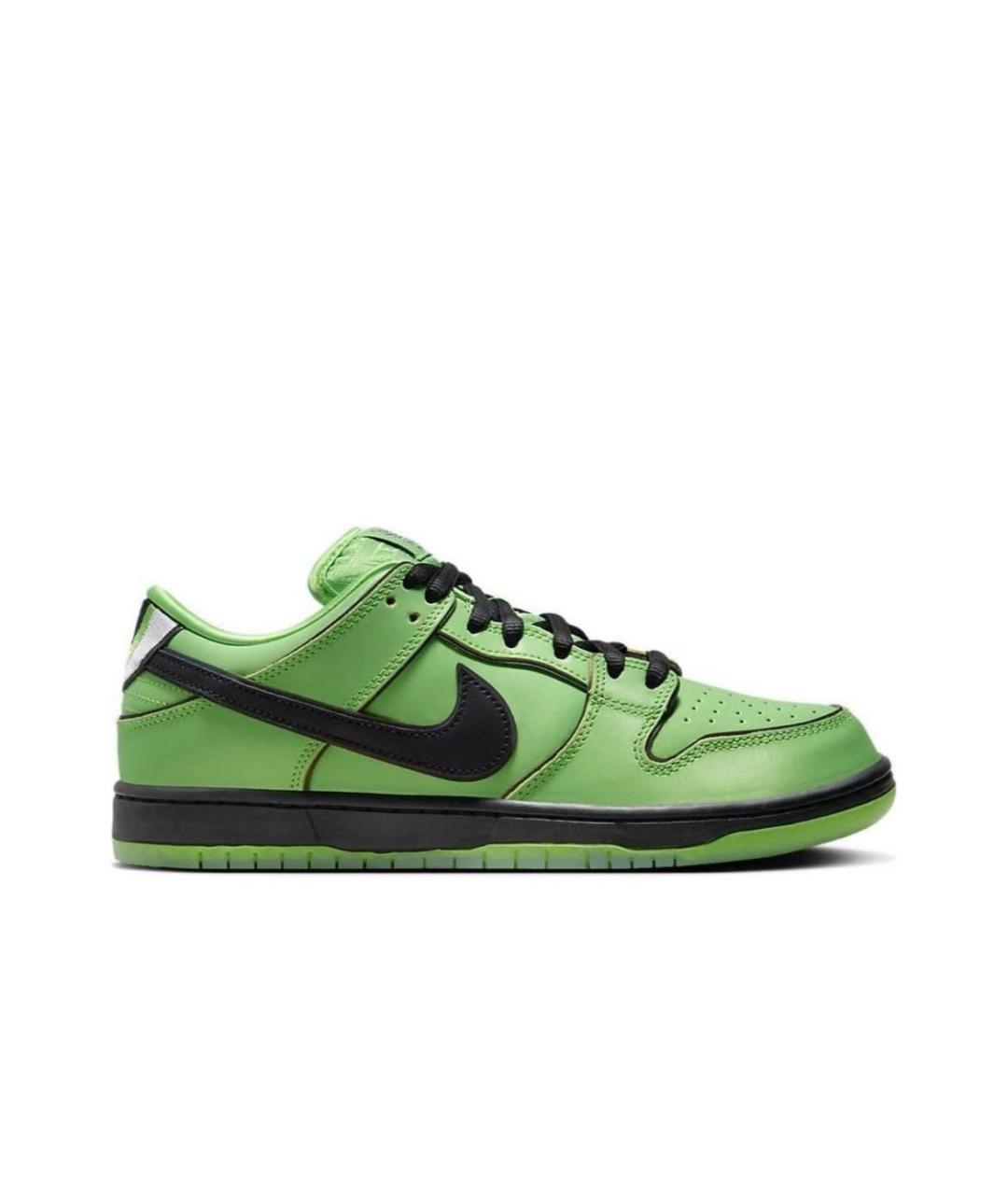 NIKE Зеленые низкие кроссовки / кеды, фото 1