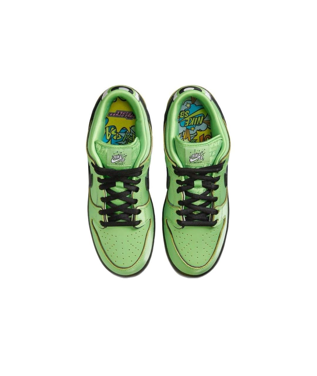 NIKE Зеленые низкие кроссовки / кеды, фото 3