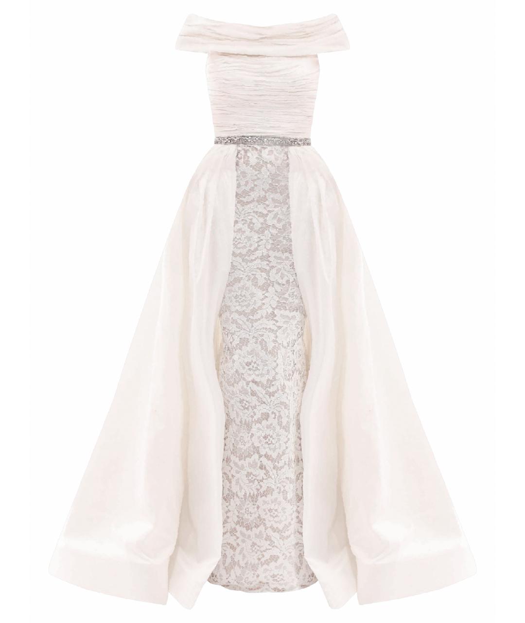TARIK EDIZ Белое кружевное свадебное платье, фото 1