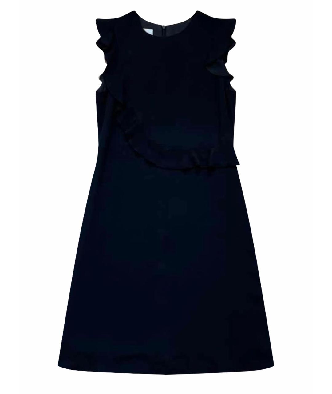 IRIS & INK  Черное вискозное коктейльное платье, фото 1