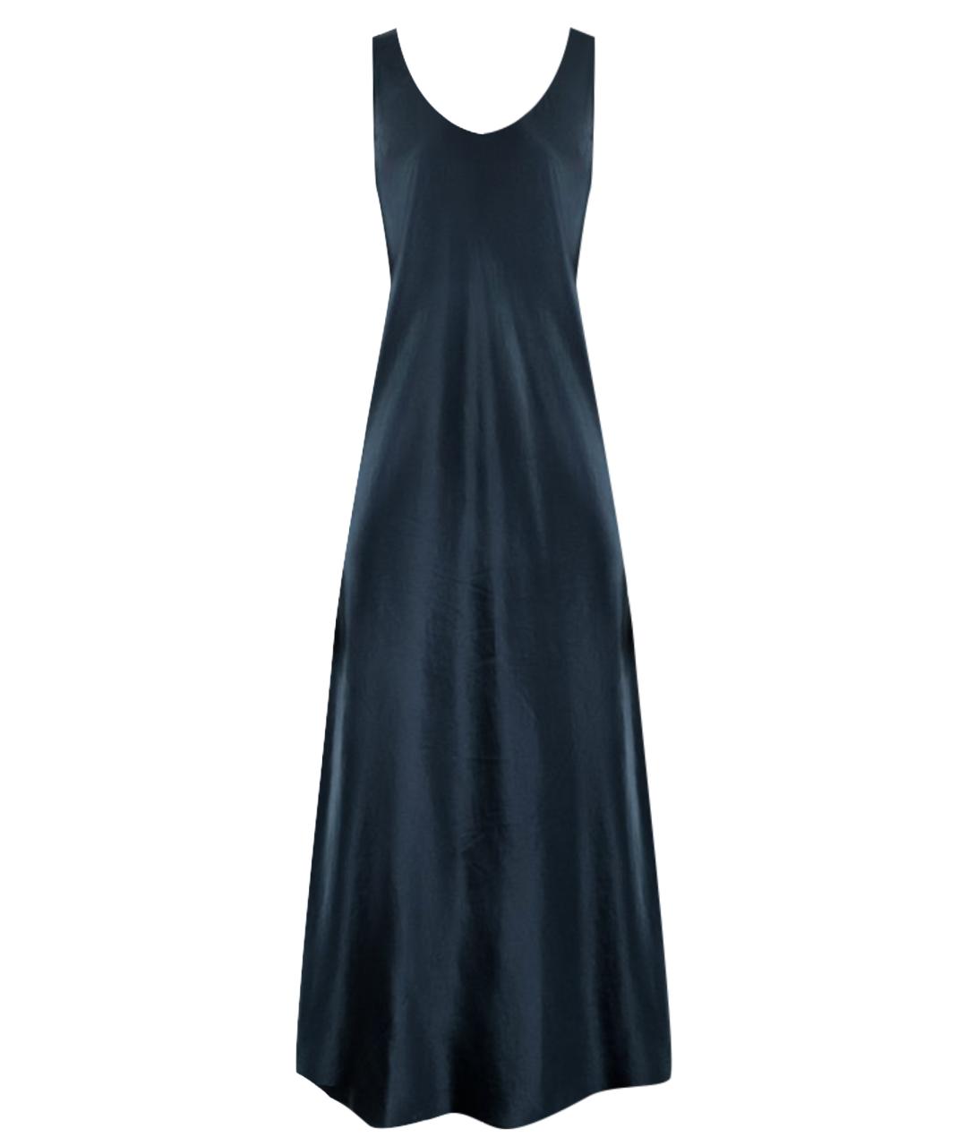 MAX MARA Синее полиэстеровое повседневное платье, фото 1