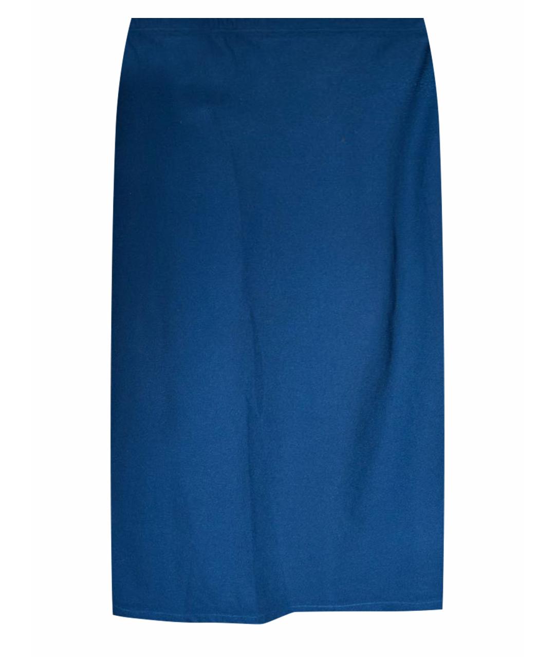WOLFORD Синяя полиамидовая юбка миди, фото 1