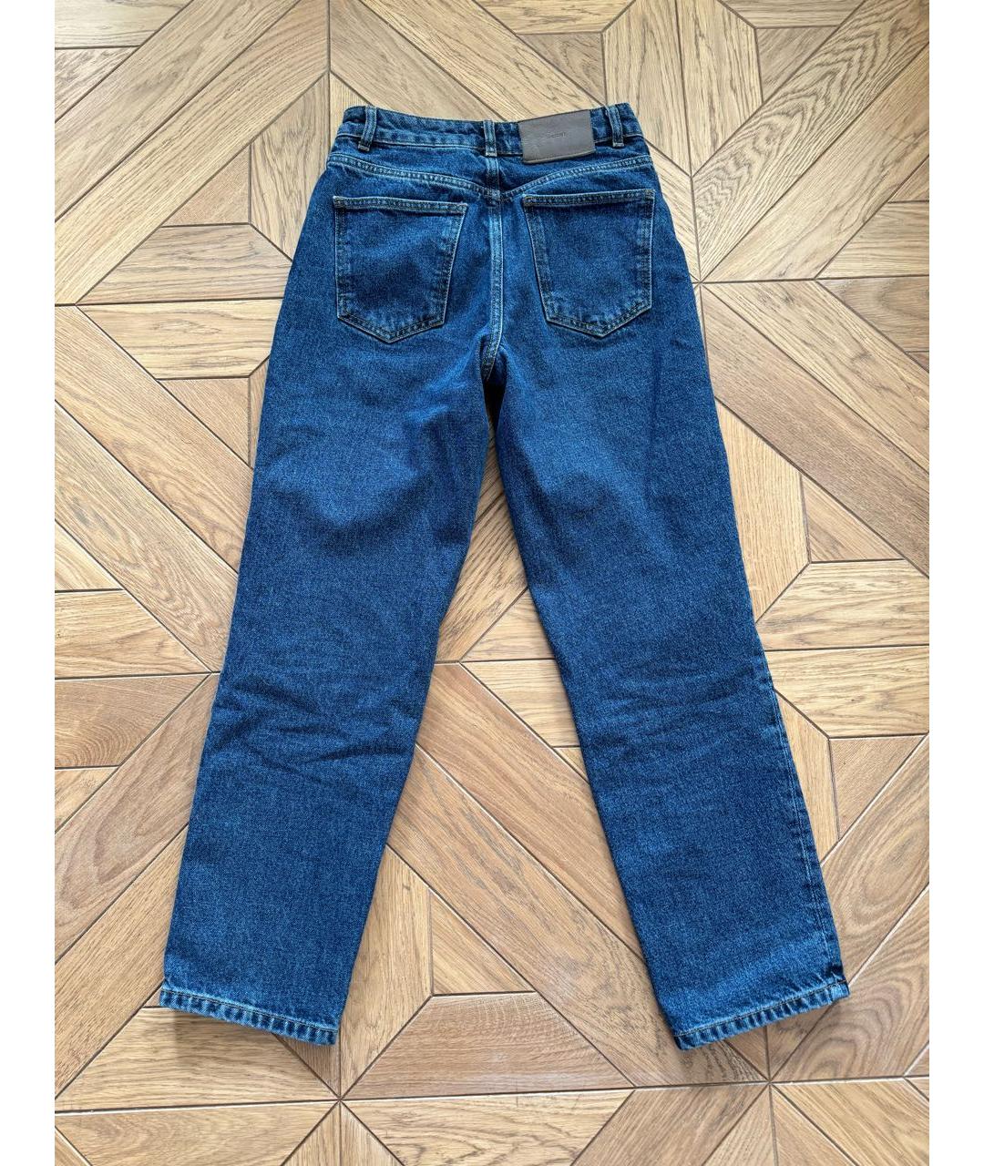 12 STOREEZ Синие хлопковые джинсы слим, фото 2
