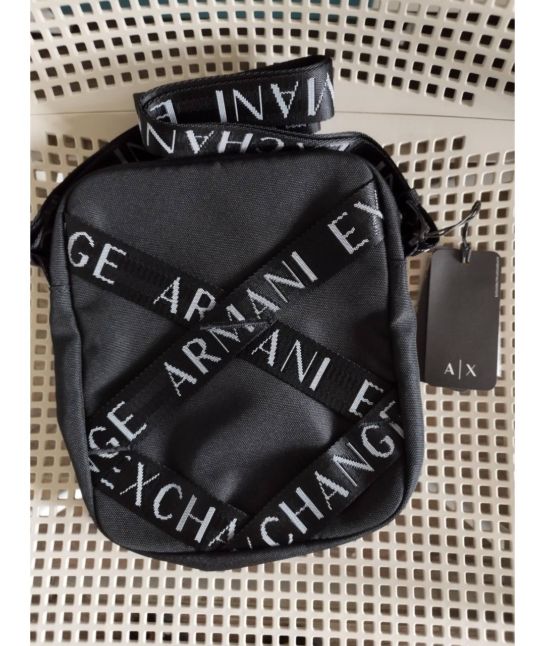 ARMANI EXCHANGE Черная сумка на плечо, фото 3
