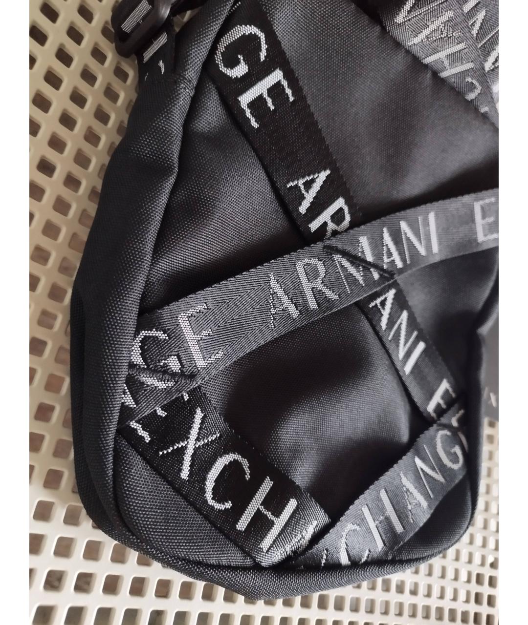 ARMANI EXCHANGE Черная сумка на плечо, фото 4