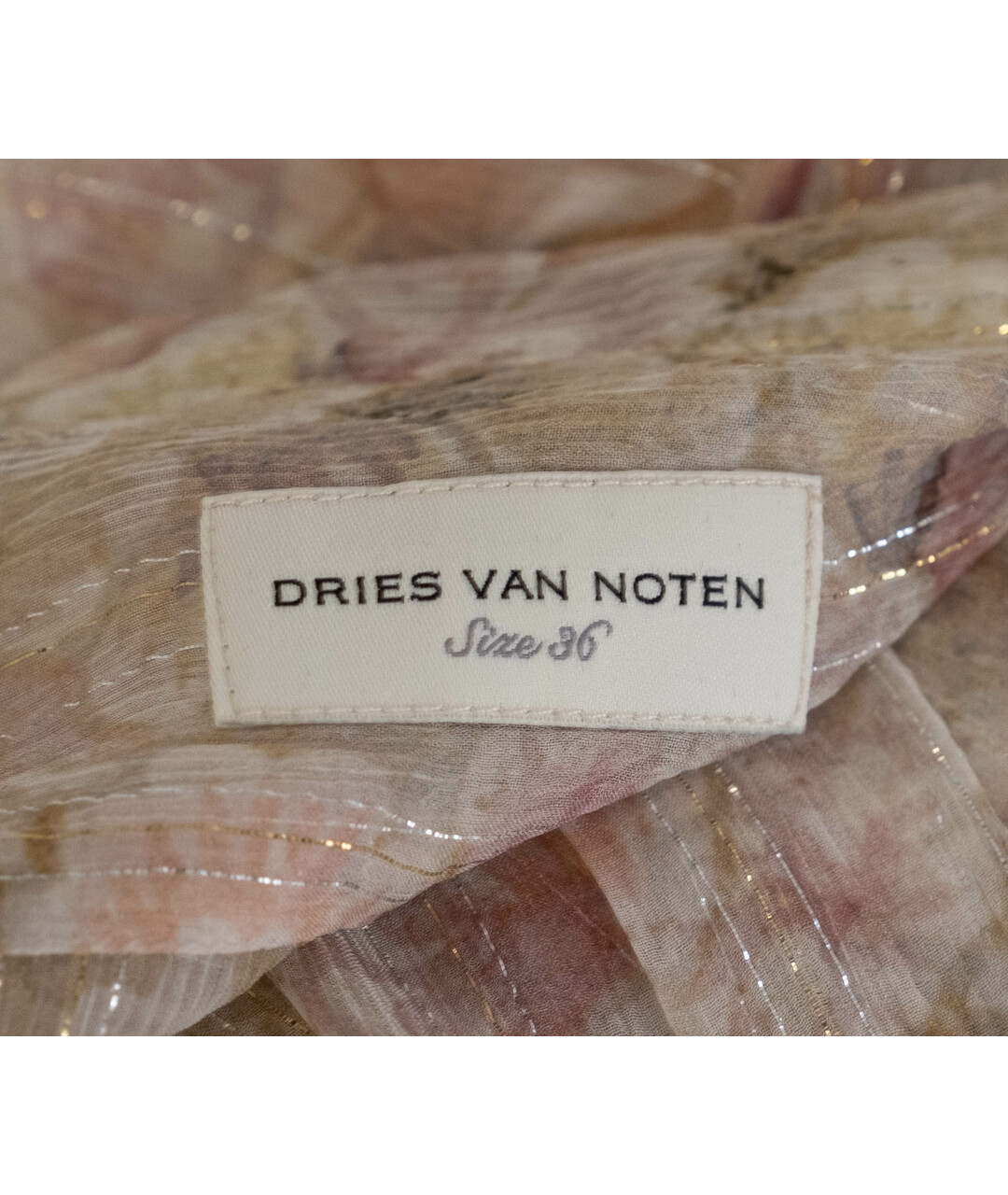 DRIES VAN NOTEN Шелковая рубашка, фото 3