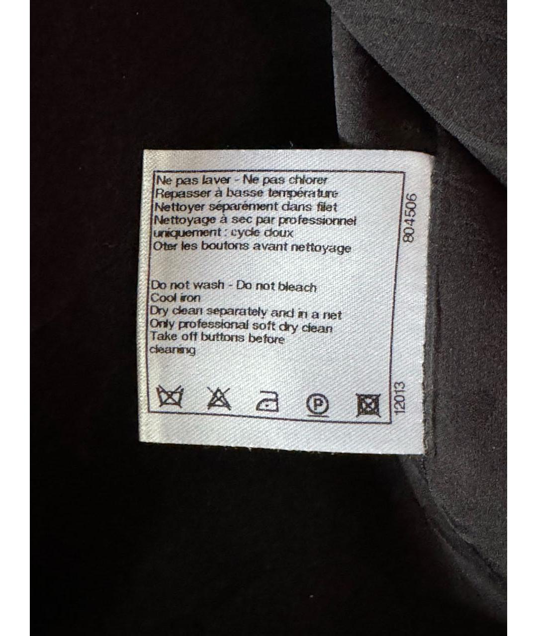 CHANEL PRE-OWNED Черный хлопковый жакет/пиджак, фото 5
