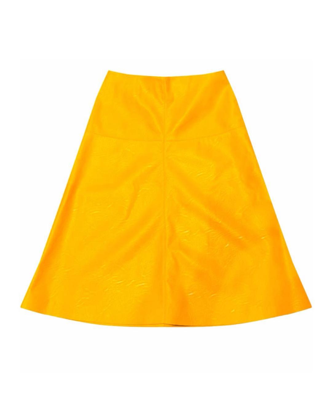 STELLA MCCARTNEY Оранжевая юбка миди, фото 6