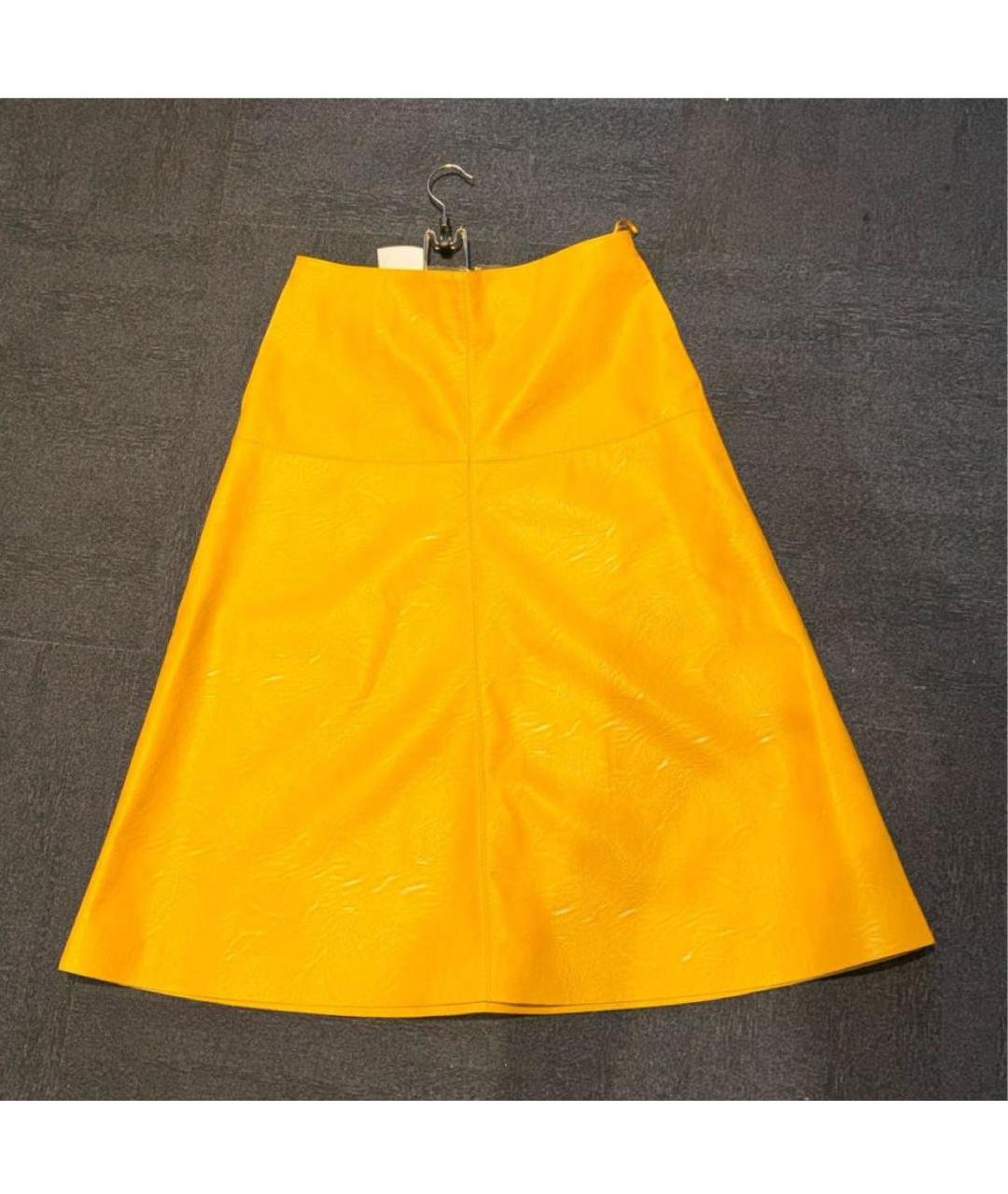 STELLA MCCARTNEY Оранжевая юбка миди, фото 5
