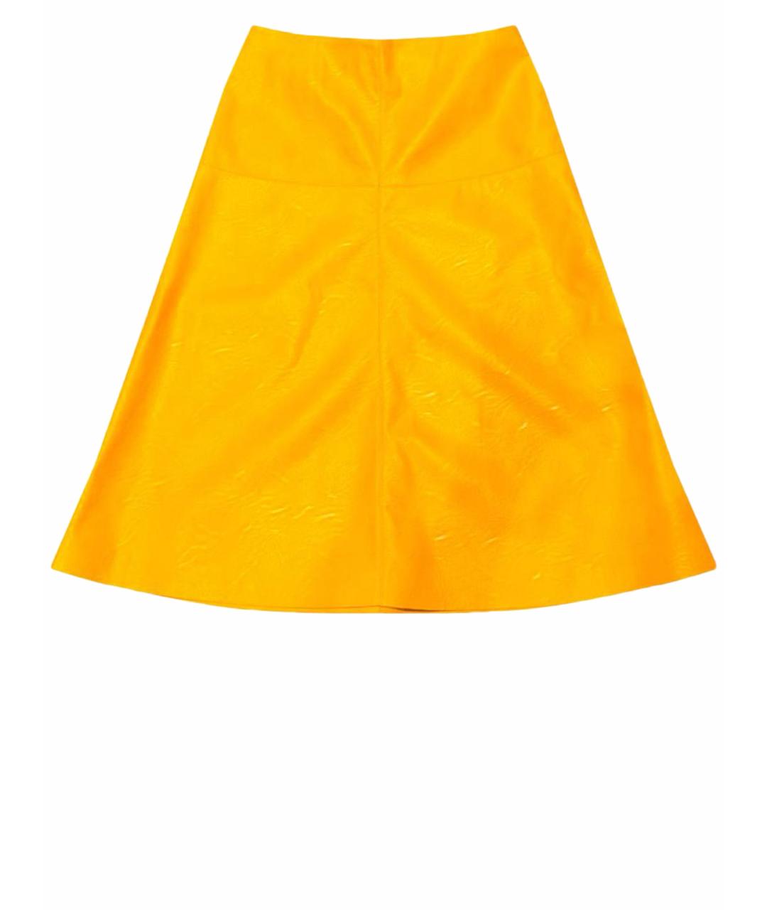 STELLA MCCARTNEY Оранжевая юбка миди, фото 1