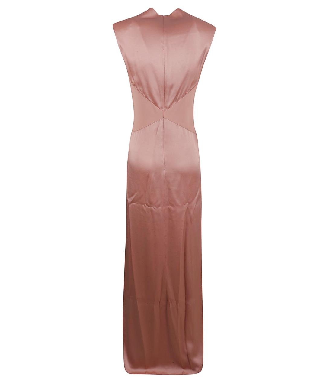 MAX MARA Розовое ацетатное вечернее платье, фото 3