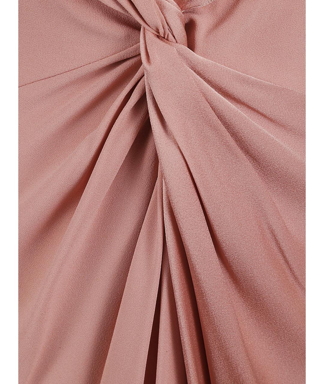 MAX MARA Розовое ацетатное вечернее платье, фото 2