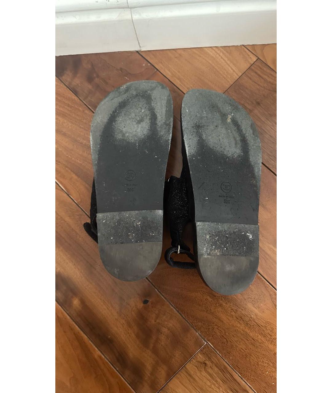 CHANEL PRE-OWNED Черные сандалии, фото 5