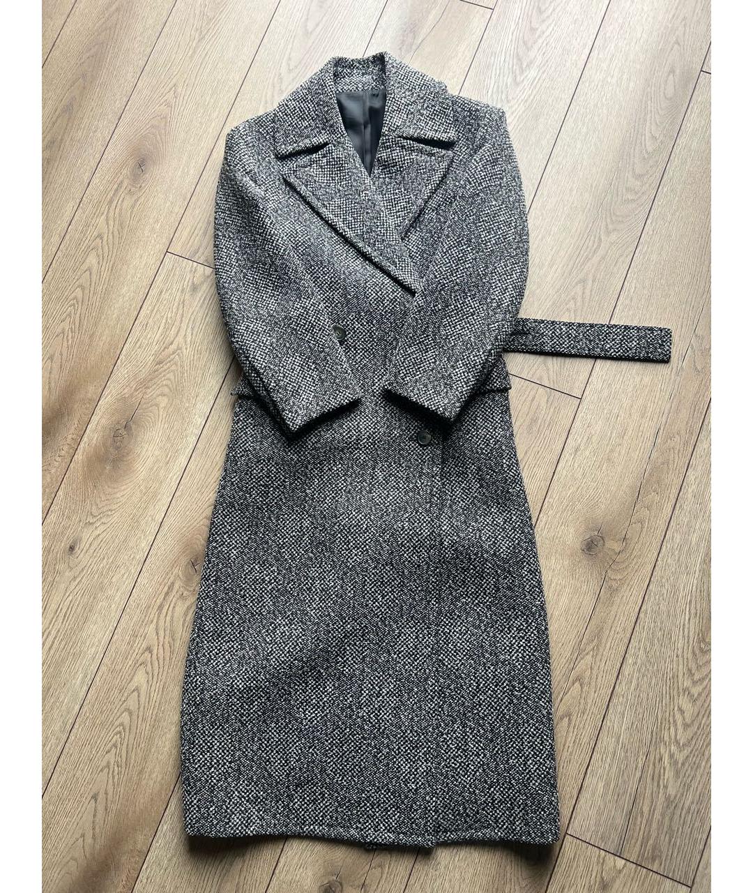 CELINE PRE-OWNED Антрацитовое шерстяное пальто, фото 7