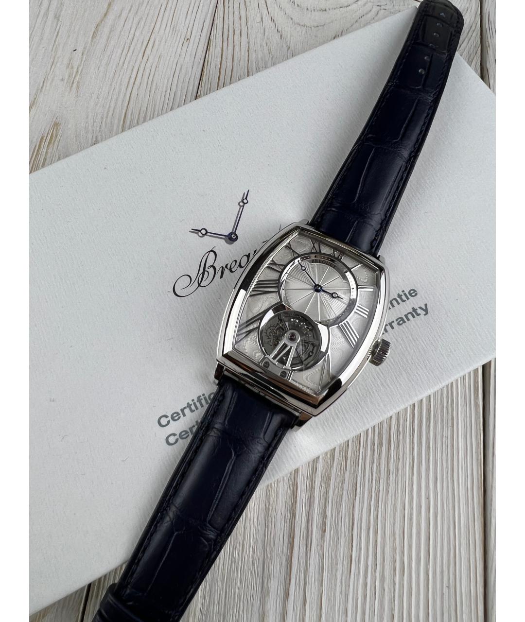 Breguet Серебряные платиновые часы, фото 3