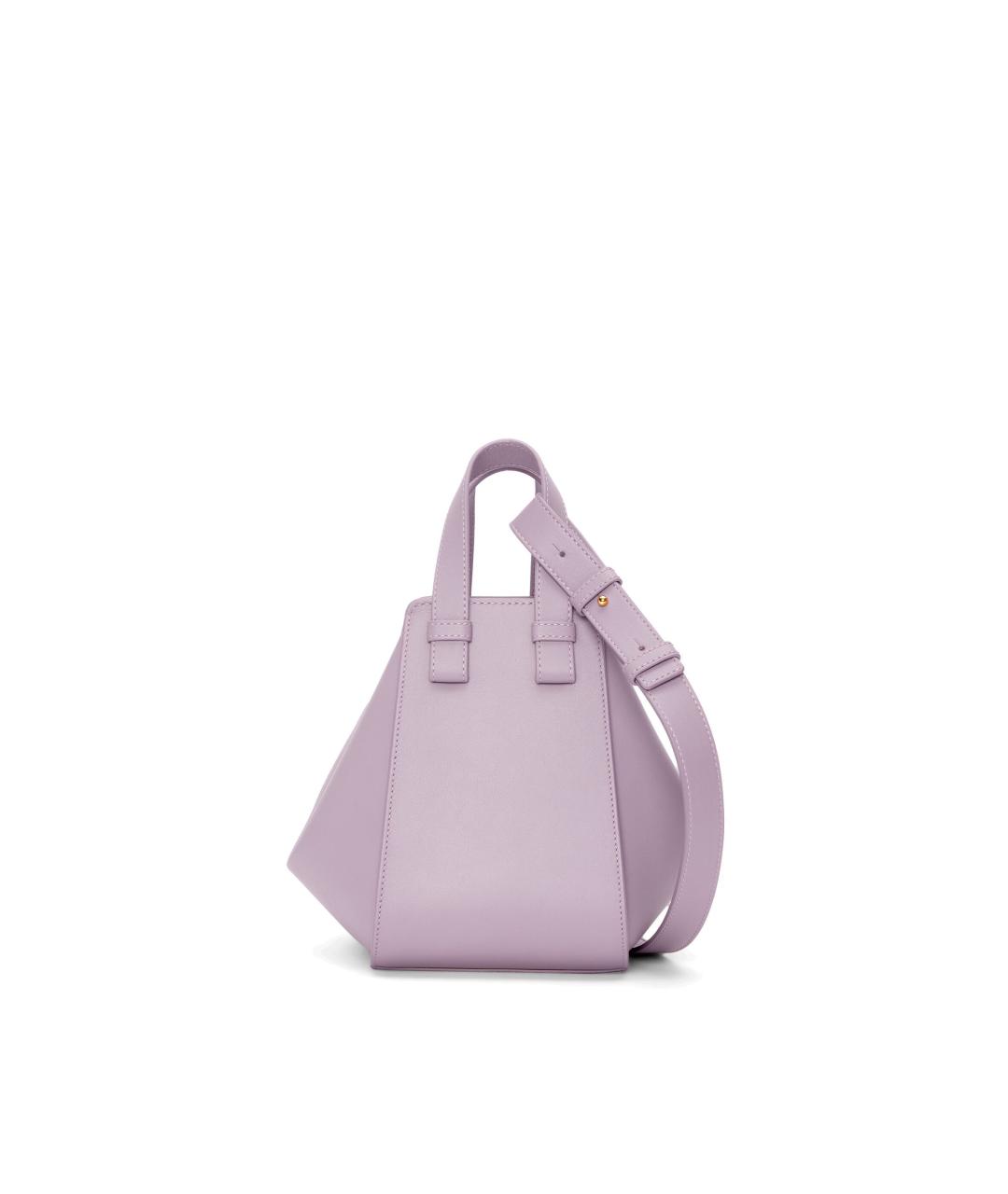LOEWE Фиолетовая кожаная сумка с короткими ручками, фото 4