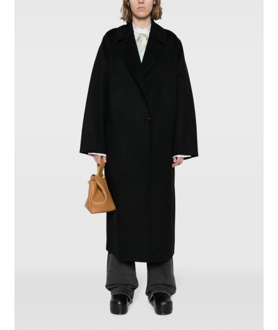 LOEWE Черное кашемировое пальто, фото 3
