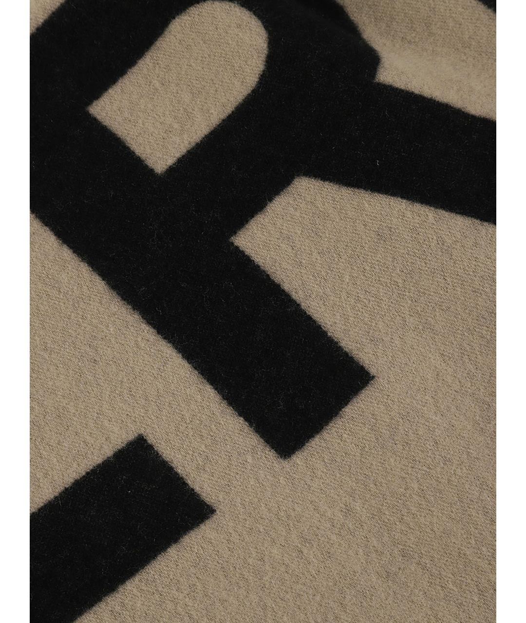 BURBERRY Бежевый кашемировый шарф, фото 2