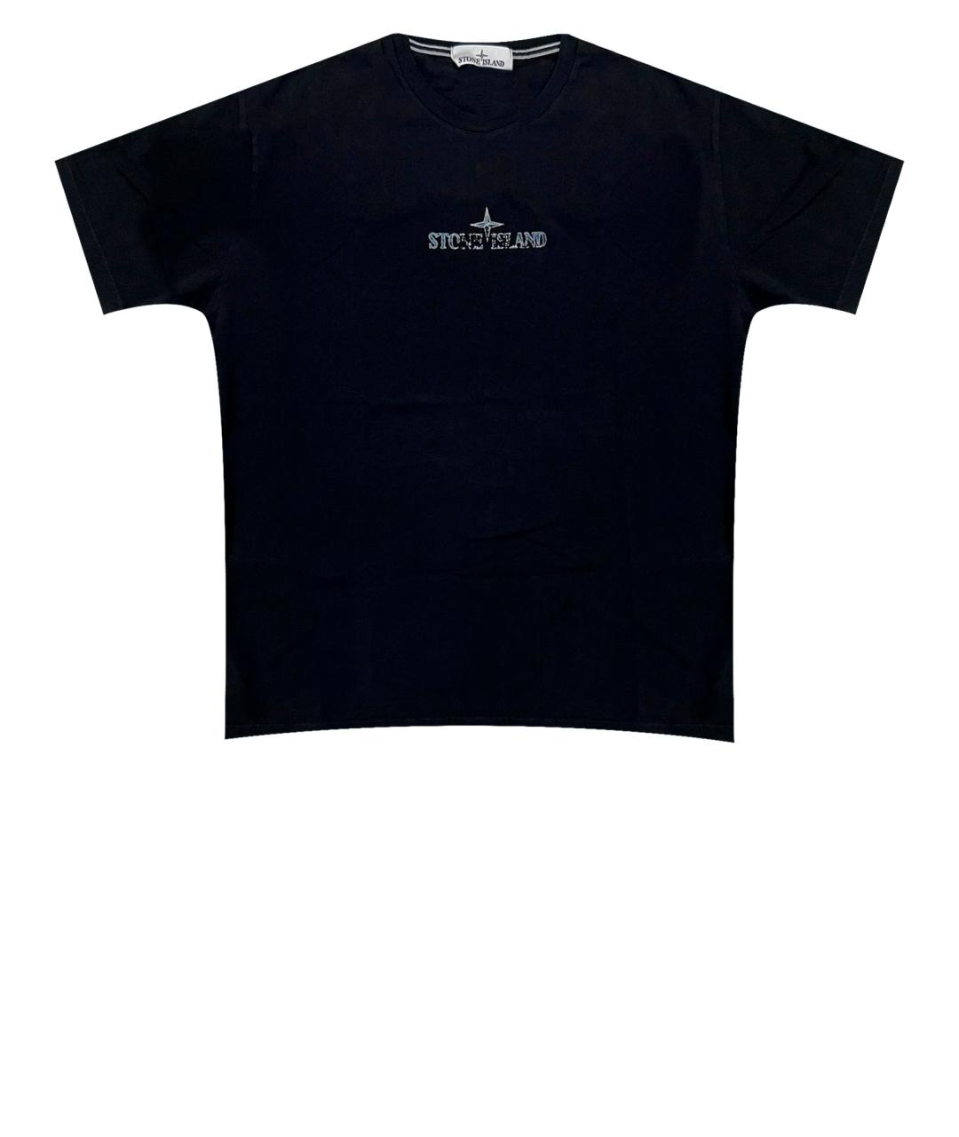 STONE ISLAND Черная футболка, фото 1