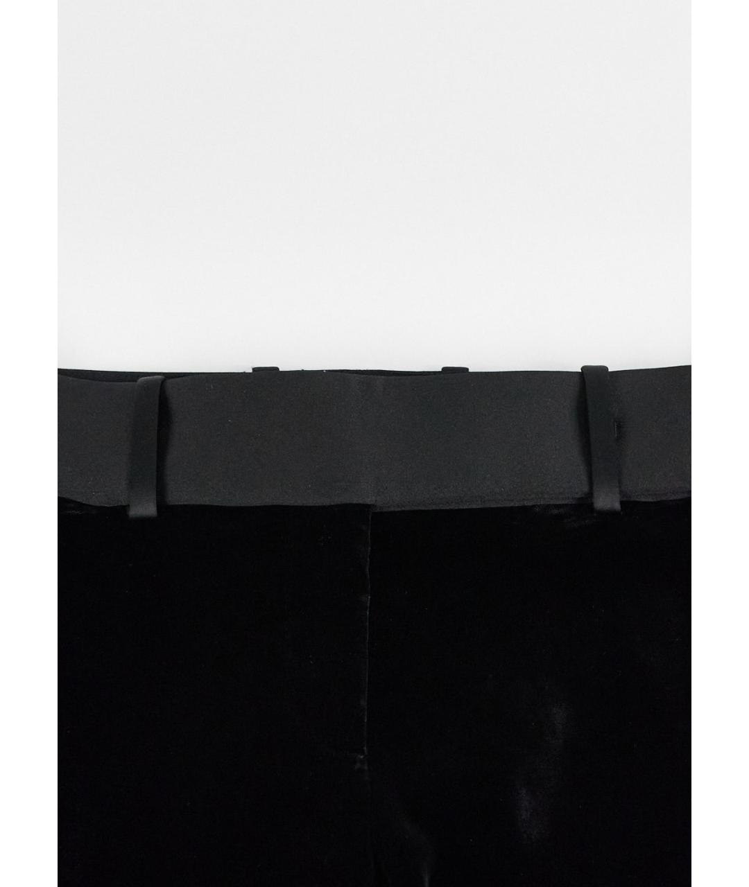 ERMANNO SCERVINO Черные вискозные брюки широкие, фото 4