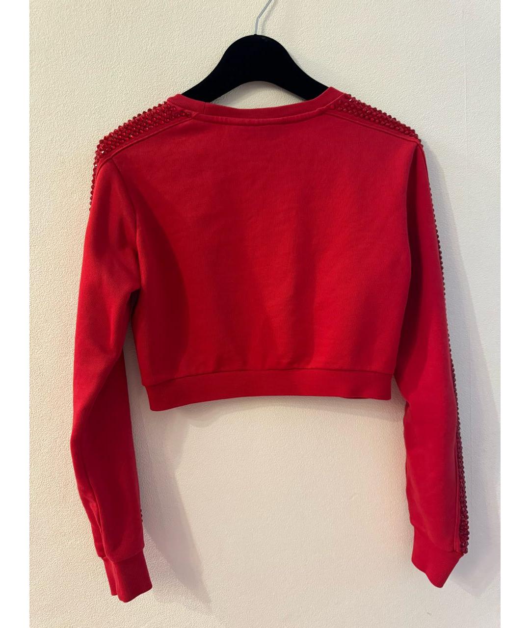 PHILIPP PLEIN Красный хлопковый джемпер / свитер, фото 6