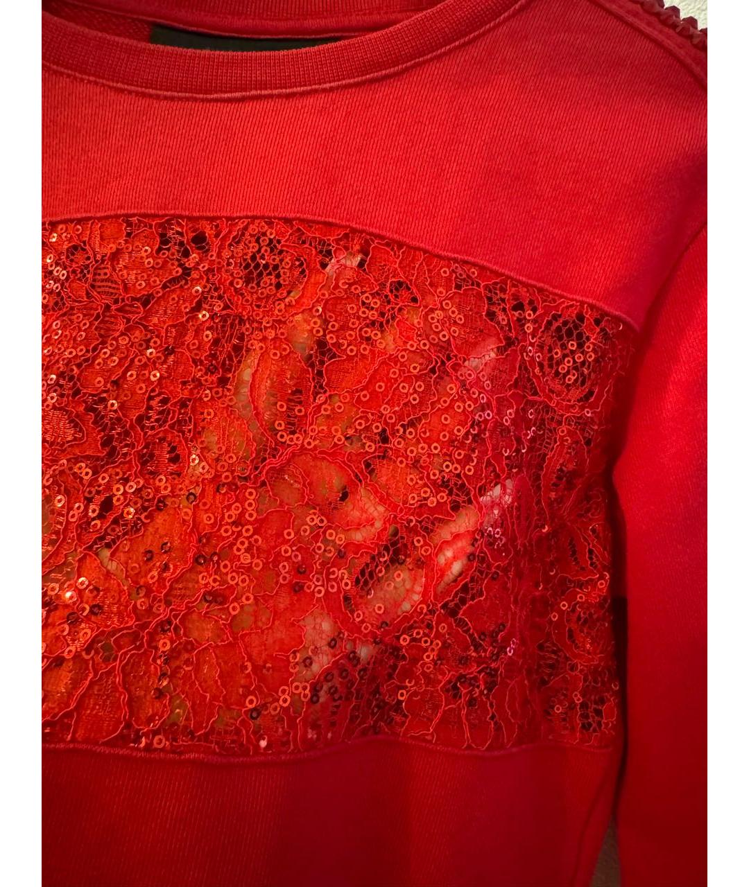 PHILIPP PLEIN Красный хлопковый джемпер / свитер, фото 8