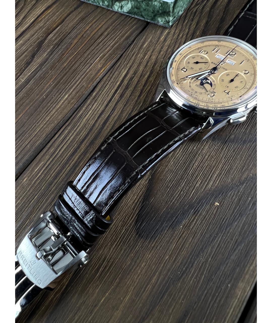 BREITLING Серебряные стальные часы, фото 4