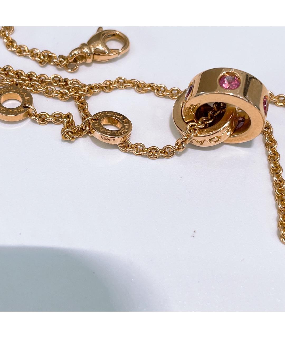 BVLGARI Золотое колье из розового золота, фото 6