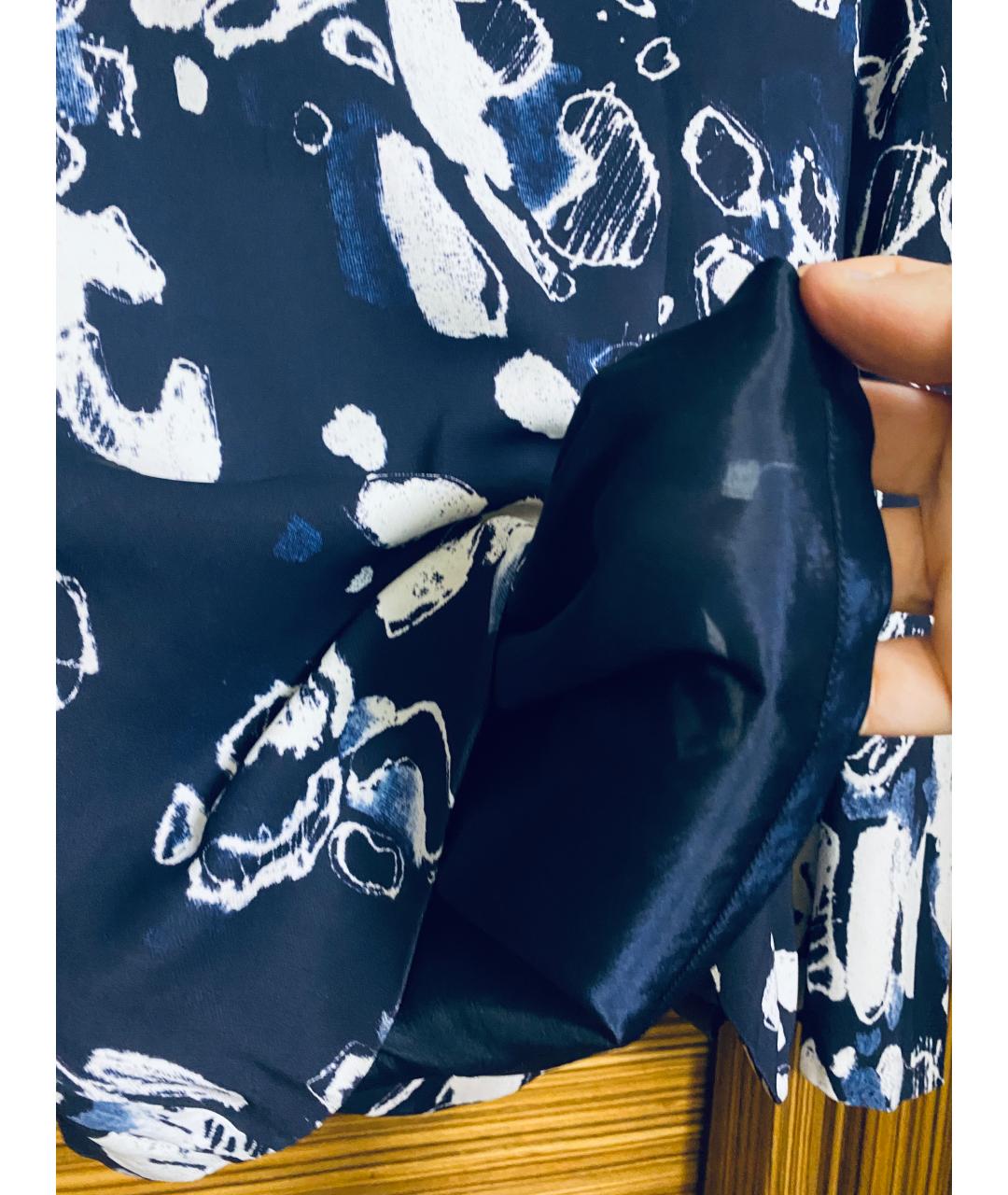 ESCADA Темно-синий вискозный костюм с юбками, фото 6