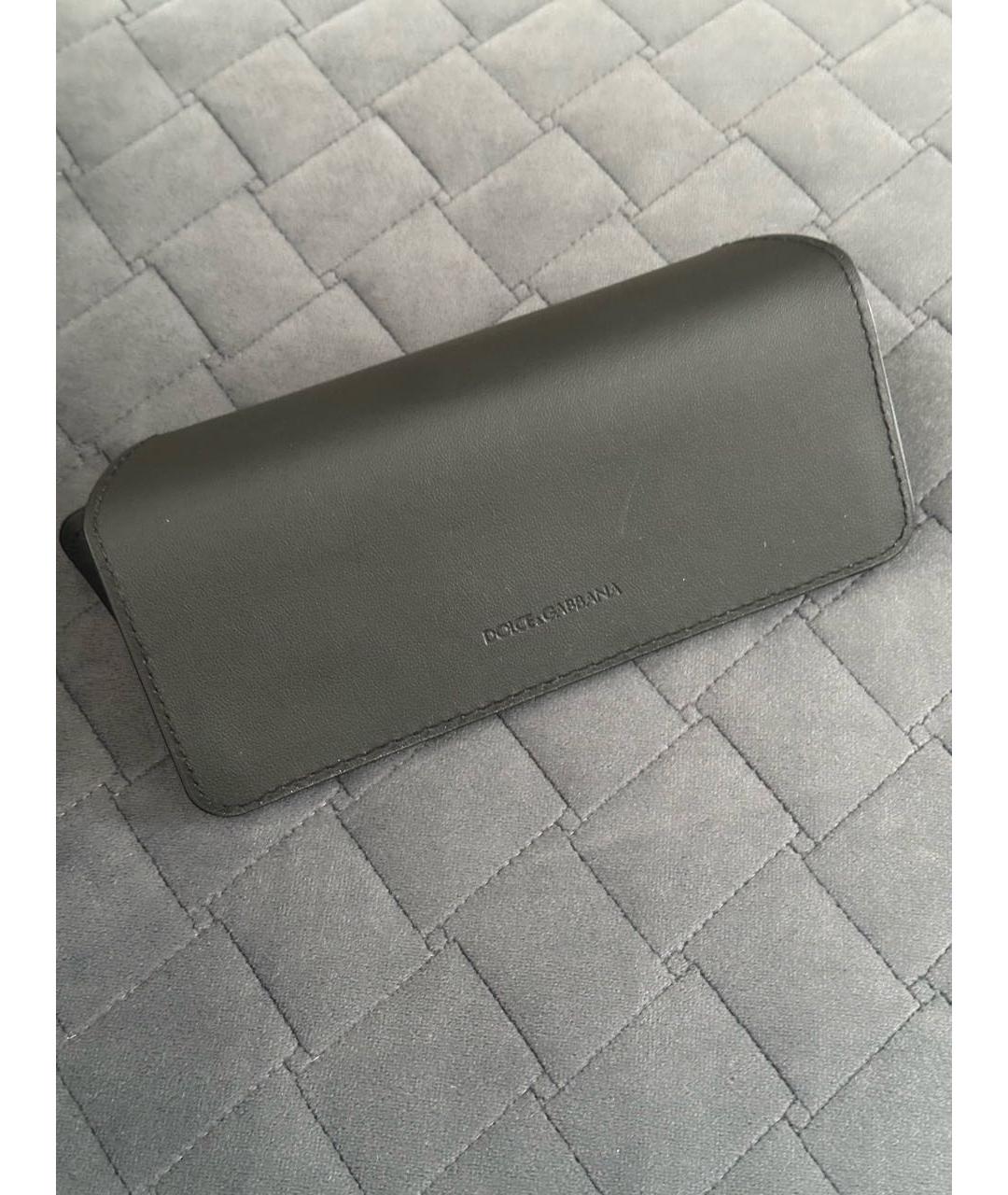 DOLCE&GABBANA Черные пластиковые солнцезащитные очки, фото 4