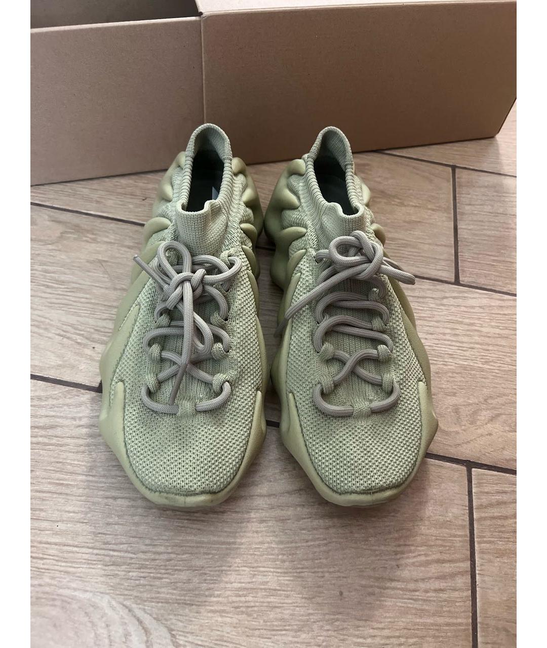 ADIDAS YEEZY Зеленые кроссовки, фото 3