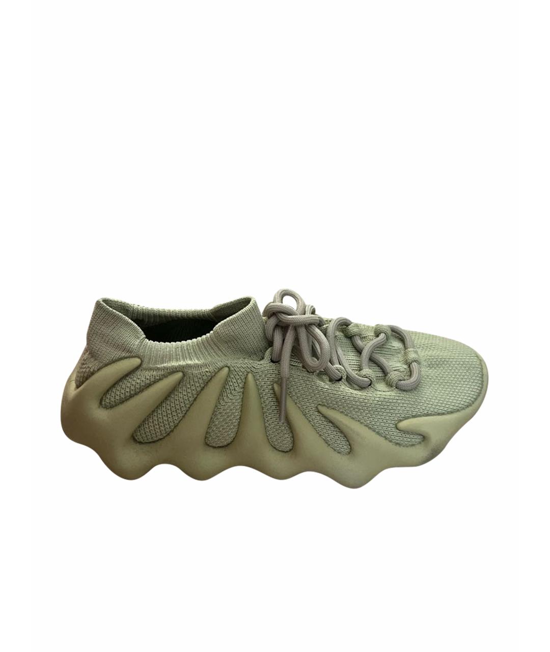 ADIDAS YEEZY Зеленые кроссовки, фото 1