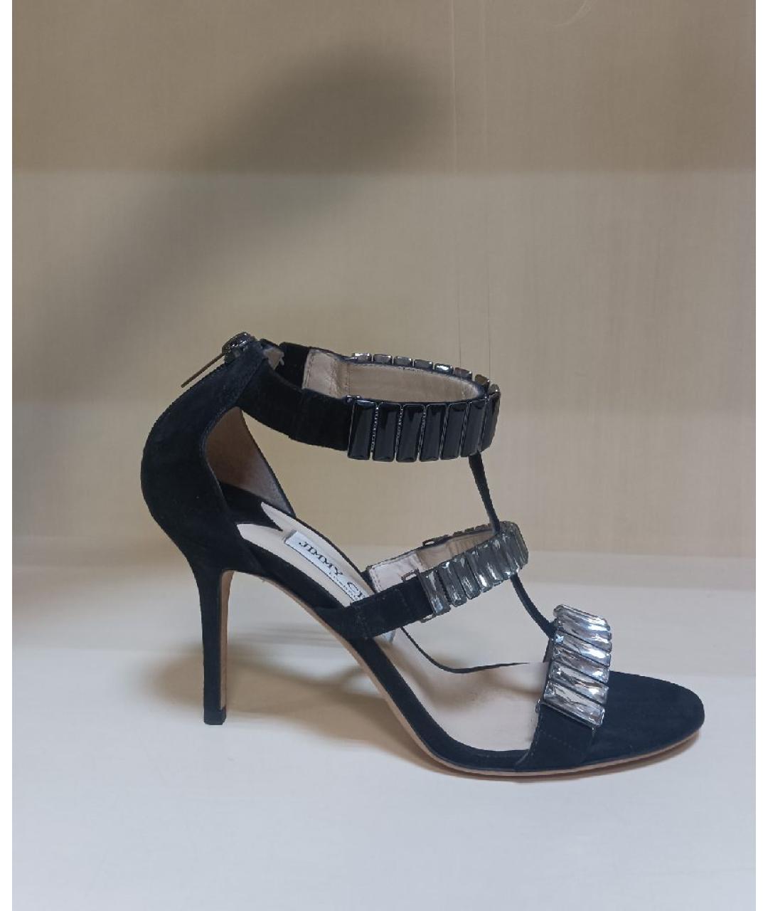 JIMMY CHOO Черные босоножки, фото 5