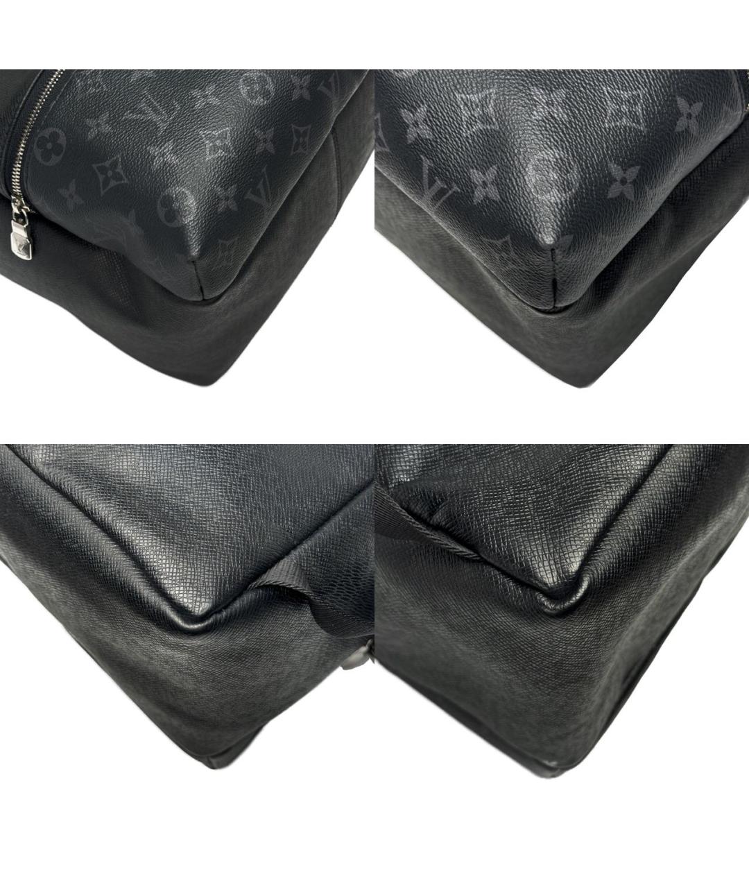 LOUIS VUITTON PRE-OWNED Черный кожаный рюкзак, фото 8